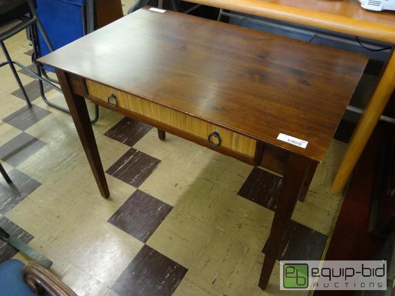 lot 203 image: DESK WITH KEY BOARD SLIDE DRAWER 3712&quot ...