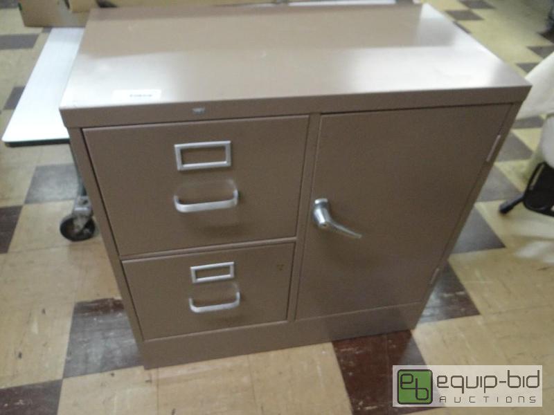 lot 206 image: METAL OFFICE CABINET MADE BY HON, 29&quot X ...