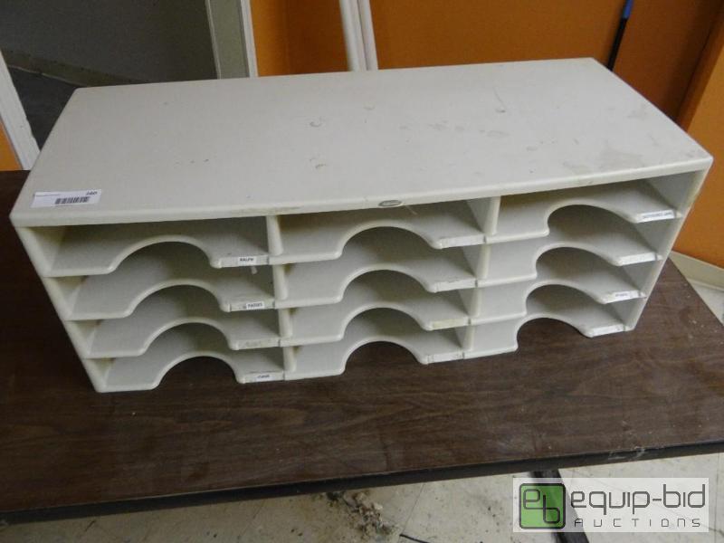 lot 260 image: DESK TOP LETTER ORGANIZER.&nbsp...