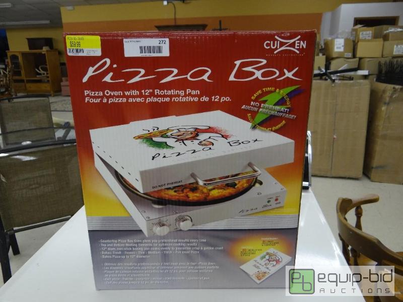 lot 272 image: CUIZEN PIZZA BOX, PIZZA OVEN