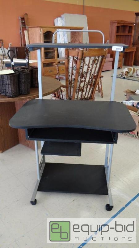 lot 292 image: NEW PORTABLE COMPUTER STAND, ON WHEELS,3112&...