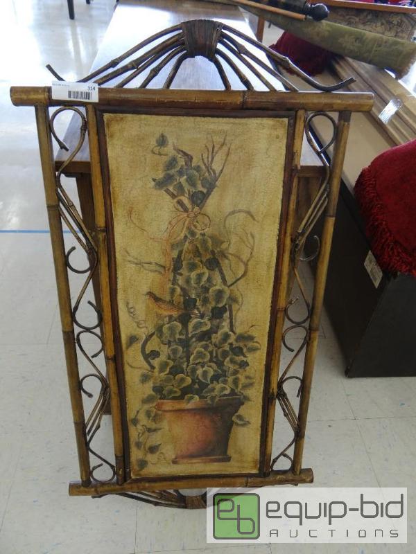 lot 314 image: BAMBOO ART, 40&quot X 22&quot...