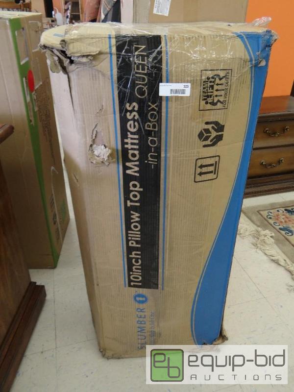 lot 323 image: NEW IN BOX, SLUMBER 1 QUEEN SIZE 6&quot MEMO...