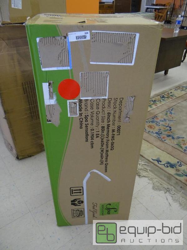 lot 324 image: NEW IN BOX, SPA SENSATIONS QUEEN SIZE 6&quot...