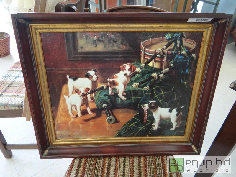 lot 337 image: FRAMED OIL SIGNED BY JOHN HAYES, 24&quot X 2...