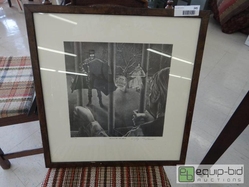 lot 345 image: SIGNED &amp NUMBERED FRAMED, PRINT SIGNED BY...