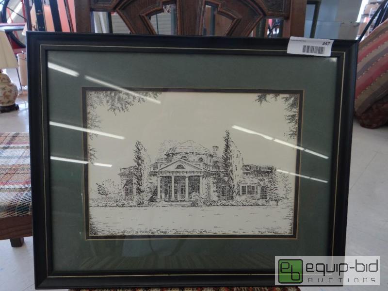 lot 347 image: SIGNED NUMBERED PRINT, BY PAUL BUCKLER, 49 OF...