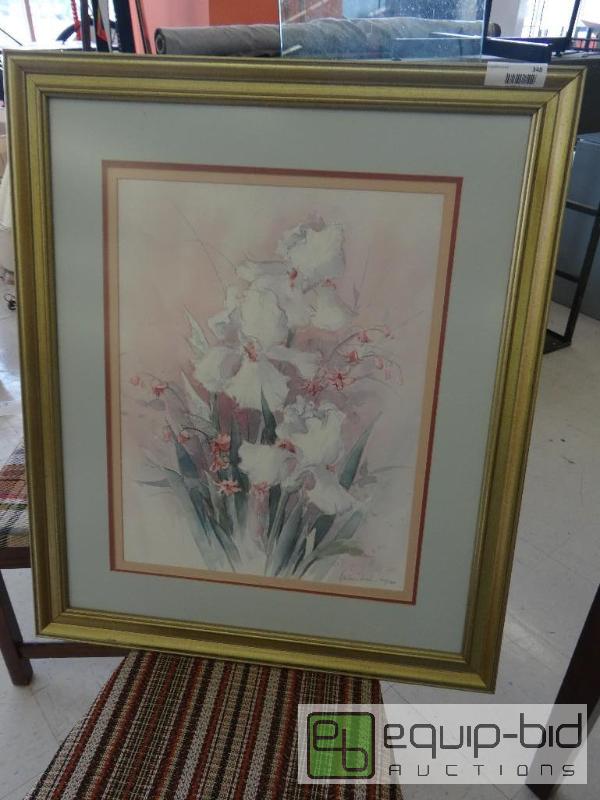 lot 348 image: LARGE FRAMED PRINT, SIGNED &amp NUMBERED, BY...