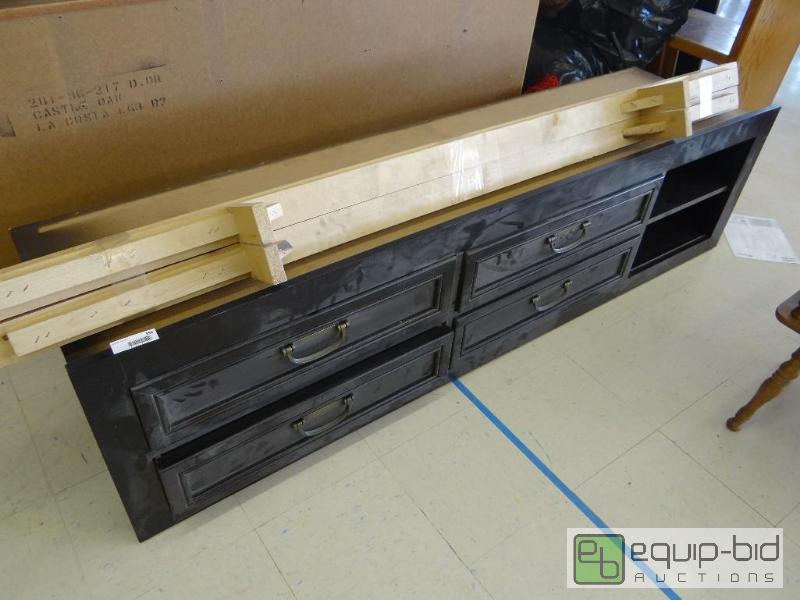 lot 356 image: NEW TWIN LOFT BED WITH DRAWERS....