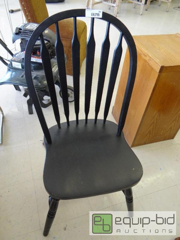lot 362 image: SOLID WOOD CHAIR....