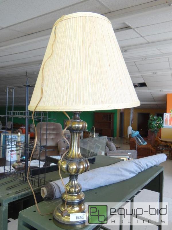 lot 365 image: TABLE LAMP WITH SHADE....