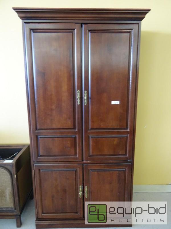 lot 370 image: VERY HIGH END TV ARMOIRE, 3812&quot X 2012...