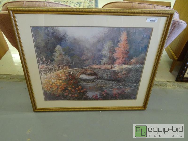 lot 386 image: FRAMED PRINT 22&quot X 26&quot&nbsp...