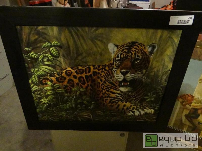 lot 431 image: FRAMED PRINT OF CHEETAH, 2312 X 1912&quot...