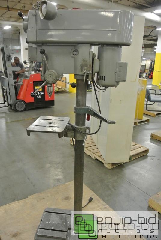 lot 155 image: Clausing Variable Speed Industrial Drill Press