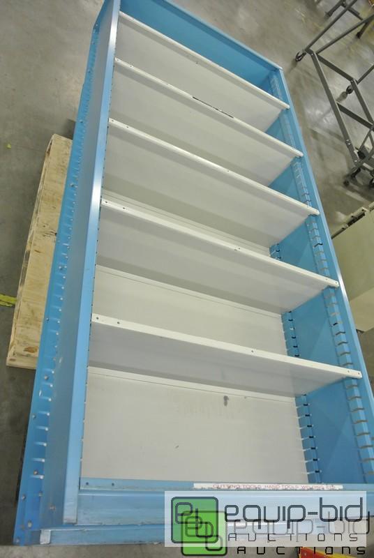 lot 195 image: Pair of Borroughs Steel Shelving Units