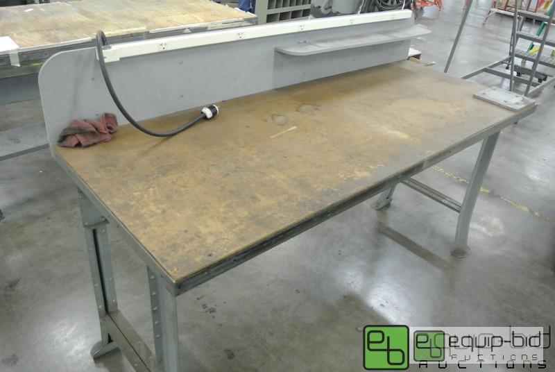 lot 203 image: Steel Workbench