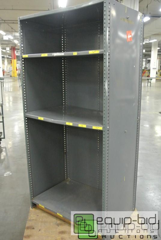 lot 223 image: Large Steel Shelving Unit