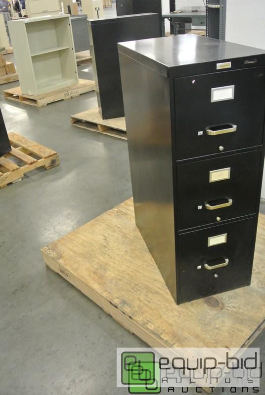 lot 226 image: Three Drawer Steel File Cabinet