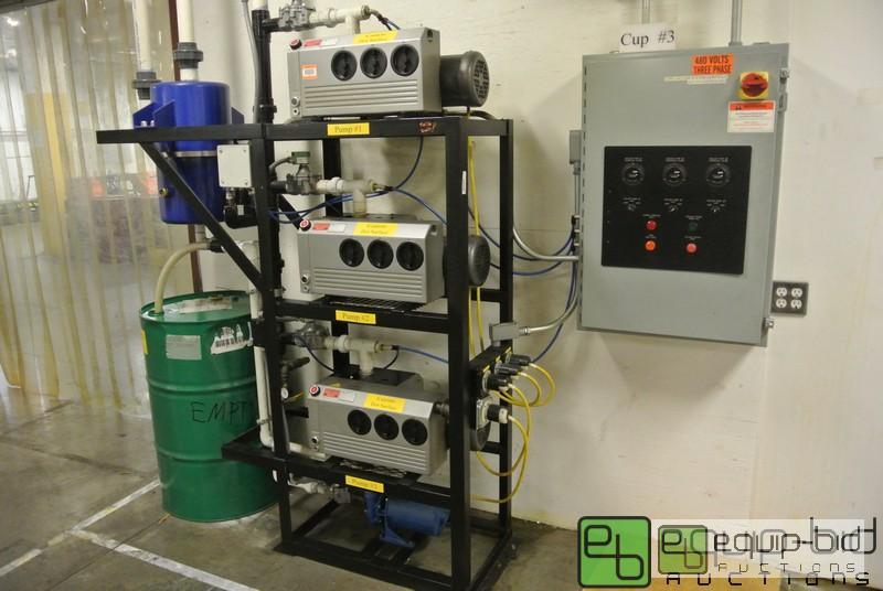lot 249 image: Custom Vacuum Set (PUMPS NOT INCLUDED)