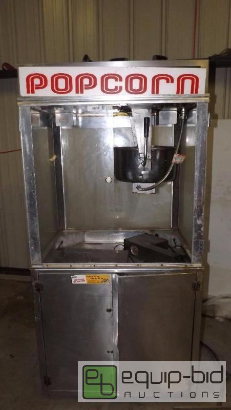 lot 890 image: huge popcorn machine which can be used for ke...