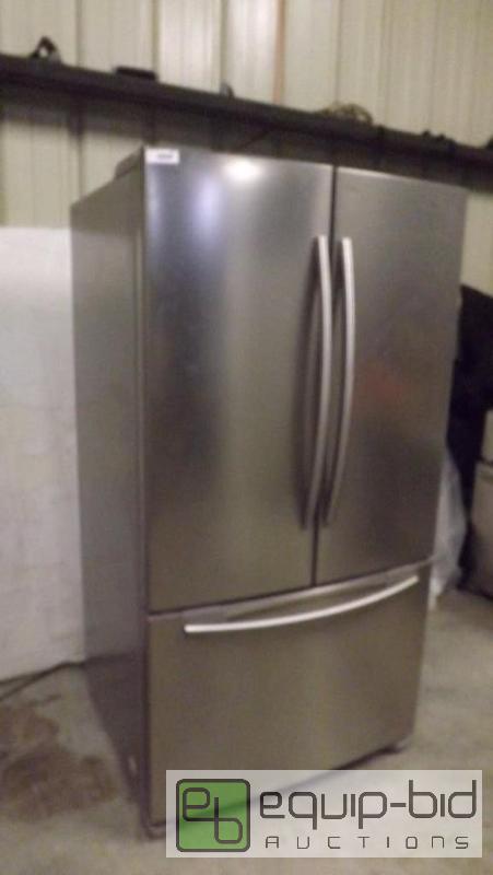 lot 896 image: samsung&nbspfrench door stainless steel frid...