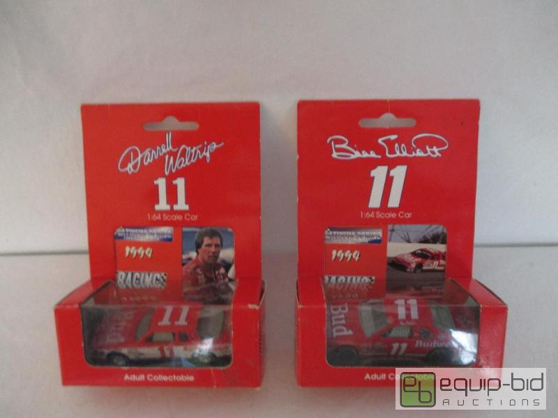 lot 37 image: Darrell Waltrip and Bill Elliot Cars