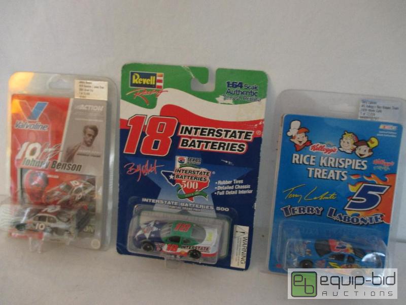 lot 41 image: Jonny Benson, Bobby Labonte and Terry Labonte Cars