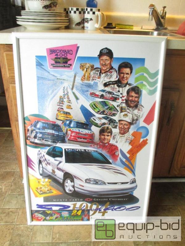 lot 44 image: 1994 Brickyard 400 Inaugural Race Poster