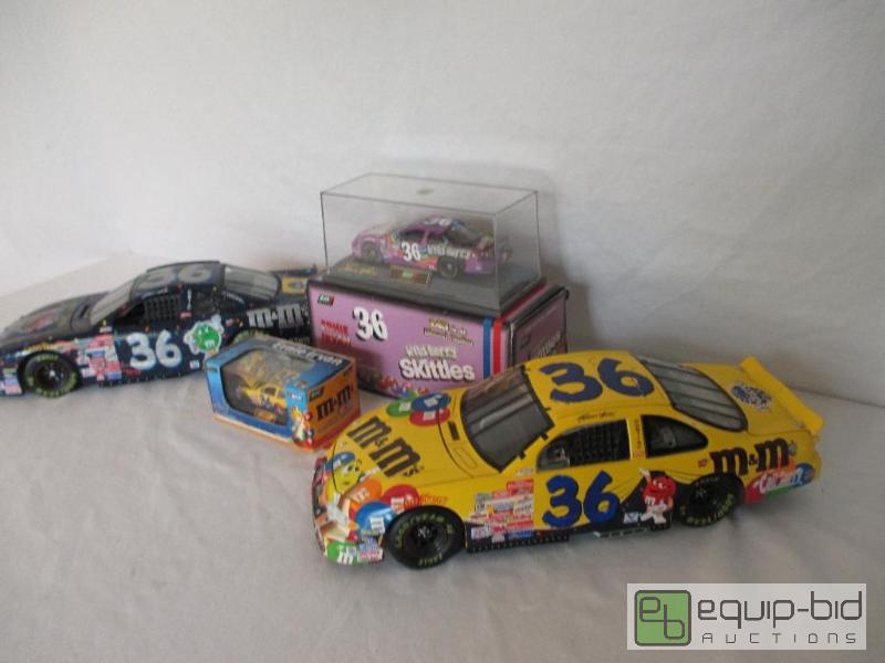 lot 63 image: 3 Ernie Irvan cars. Different Scales