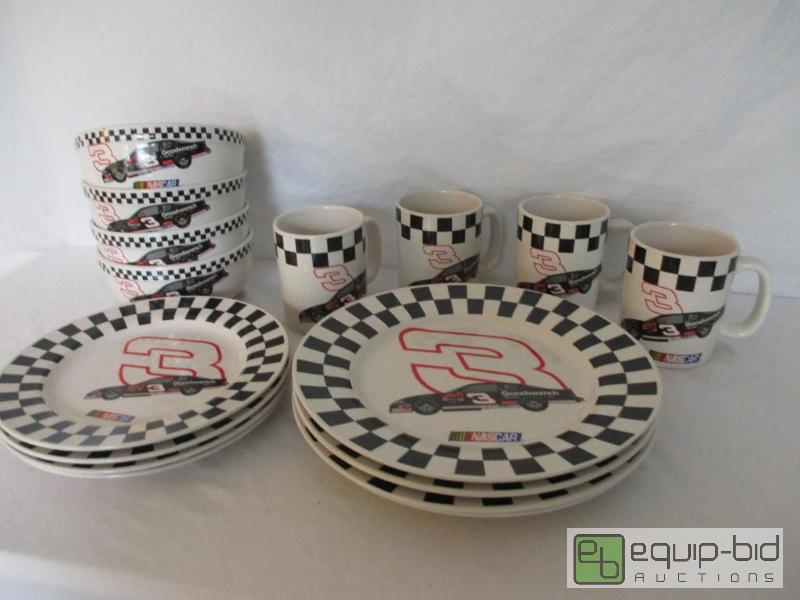 lot 69 image: Set of Four Dale Earnardt Dishes
