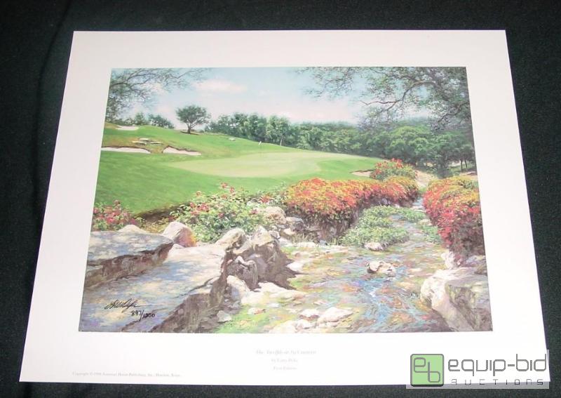 lot 4033 image: The Twelfth at La Cantera - First Edition - Larry Dyke