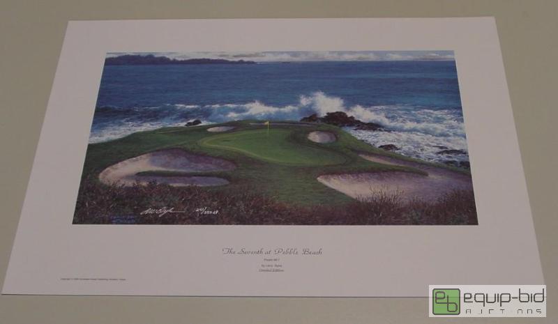 lot 4051 image: The Seventh at Pebble Beach - Larry Dyke