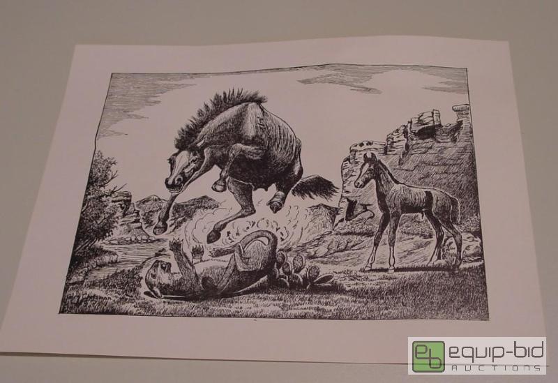 lot 4077 image: Stallion Stomping A Panther - Glen Chrisman