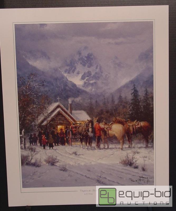 lot 4087 image: Chapel In The Tetons - G Harvey