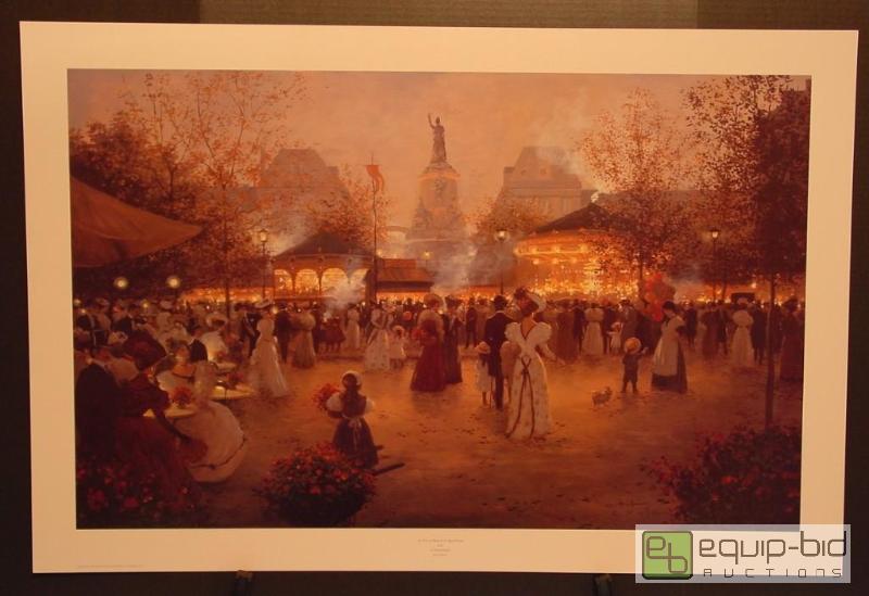 lot 4088 image: La Fete A Place De La Republique, Paris - Christa Kieffer