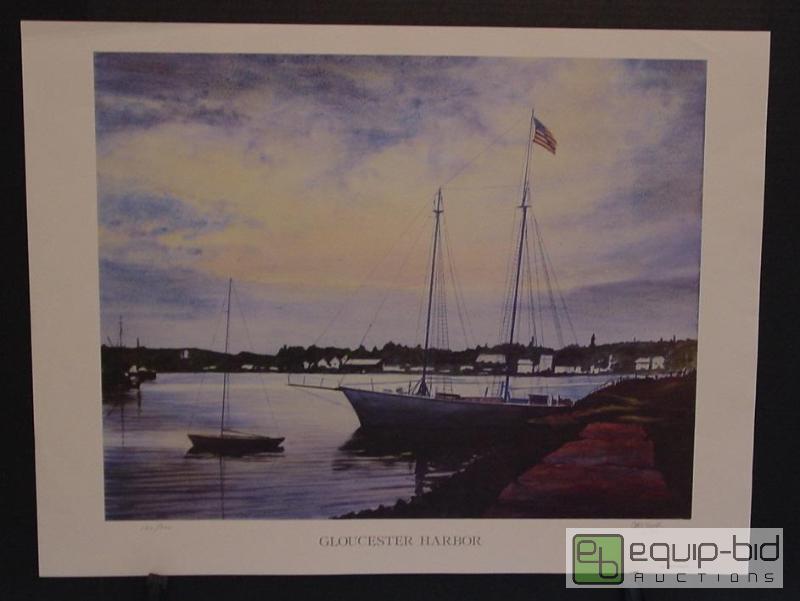 lot 4097 image: Gloucester Harbor - Chester J. (Chet) Swier