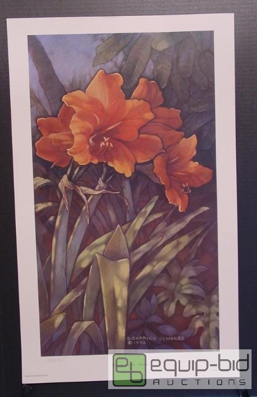 lot 4123 image: Paradise Gardens - Amaryllis - Diane Garrick Scholz