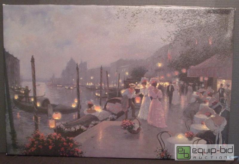 lot 4179 image: Night Festival in Venice - Christa Kieffer