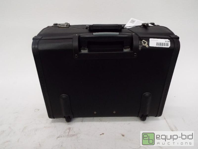 lot 1128 image: Black Bond Street Case&nbsp   Handle is retr...