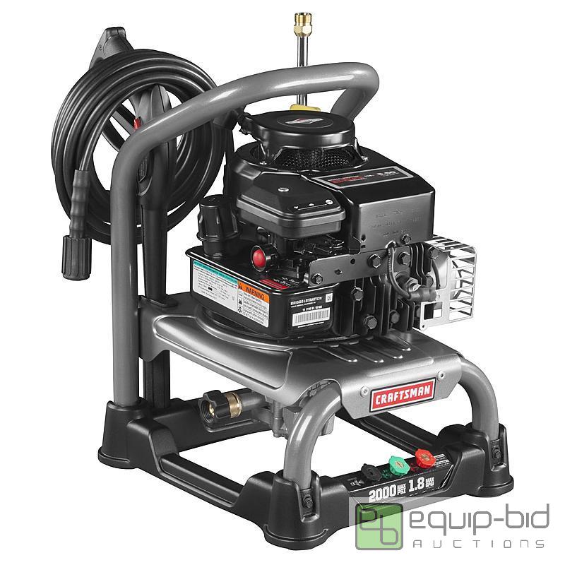 lot 1142 image: Craftsman 2000 Max PSI Powerwasher   1.8 Max ...