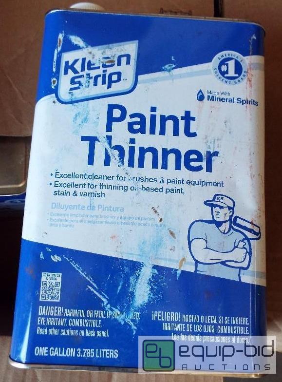 lot 1154 image: Klean Strip Paint Thinner&nbsp   Qty 6 Cans&...