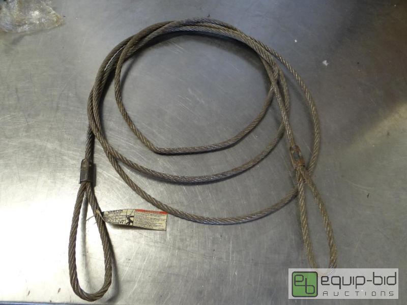 lot 255 image: 12 Solid Steel 38  Tow Cable...