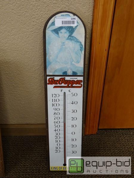 lot 1096 image: Dr Pepper 6x24 Thermometer...