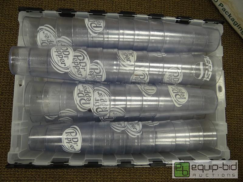 lot 1102 image: Approx. 130 Plastic Dr Pepper Tumblers...