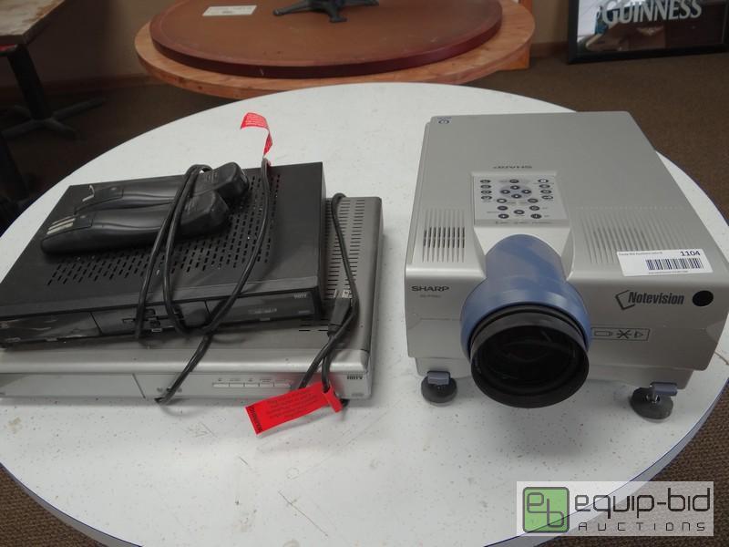 lot 1104 image: Sharp Table Top Projector  Model XG-P10XU  12...