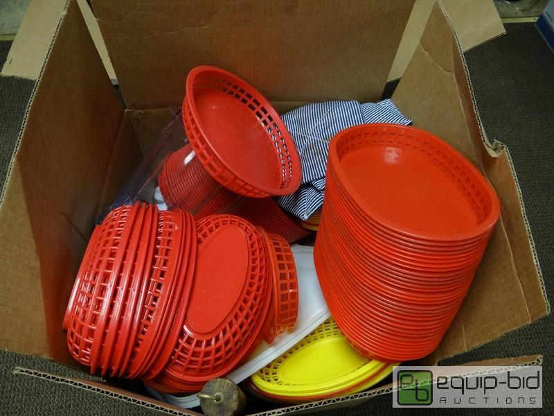 lot 1135 image: Large Box Of Plastic Kitchen Wares  Includes ...
