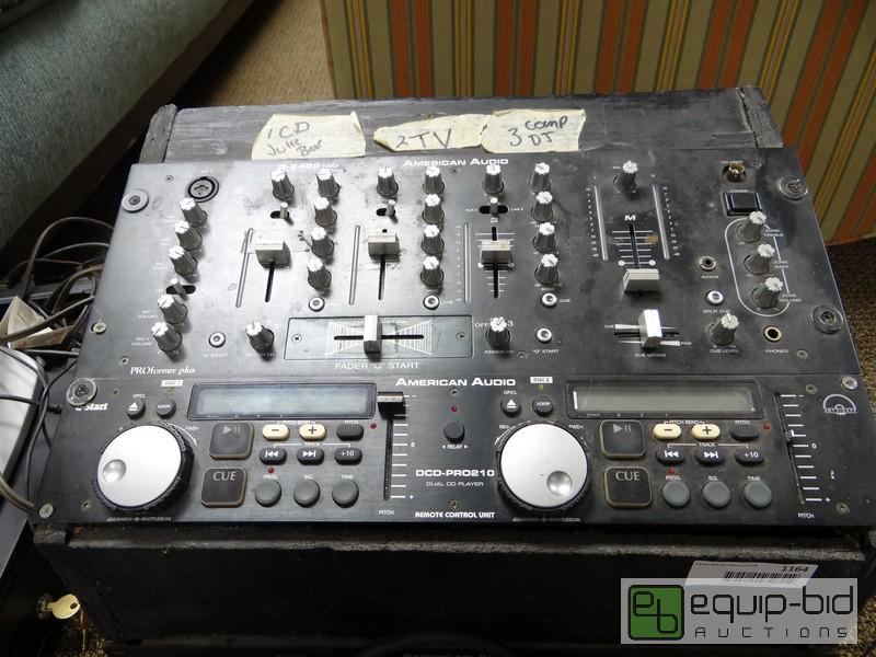 lot 1164 image: American Audio Q-2422  Pre Amp Mixer And CD R...