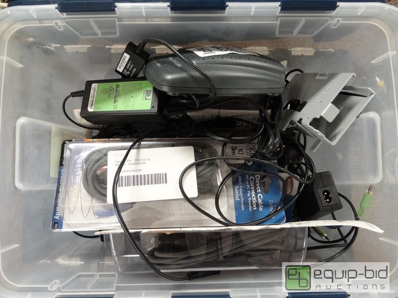 lot 1167 image: Plastic Tub Of Lot Of Casio Long Range Ethern...