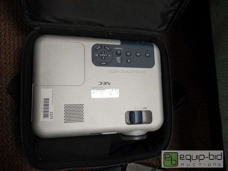 lot 1171 image: NEC Projecter  Model VT660K  Includes Carry C...